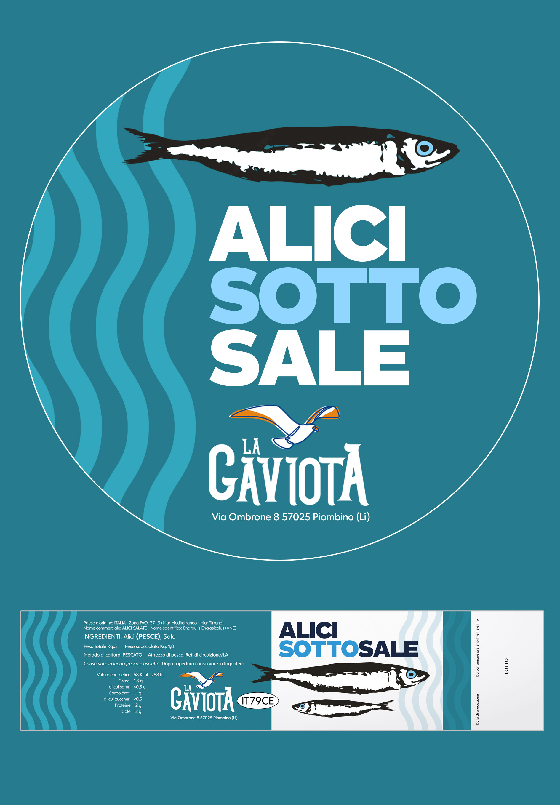 Alici sotto sale La Gaviota